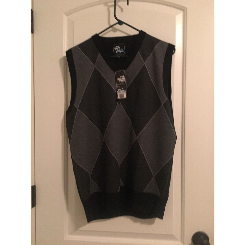 The North Pole Men's Argyle Sweater Vest Size M Multicolor